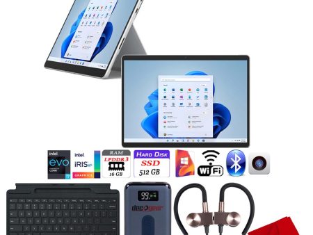 Microsoft Surface Pro 8 13  Touch Intel i7-1185G7 16GB 512GB + Type Cover Keyboard Bundle For Cheap