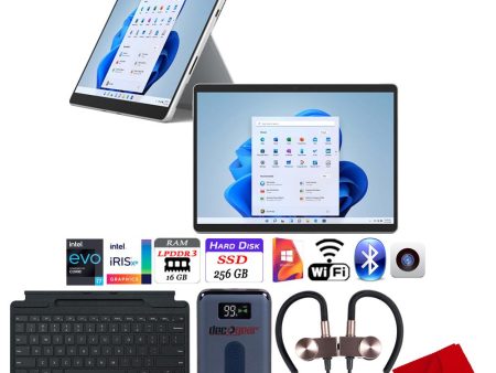 Microsoft Surface Pro 8 13  Touch Intel i7-1185G7 16GB 256GB + Type Cover Keyboard Bundle Fashion