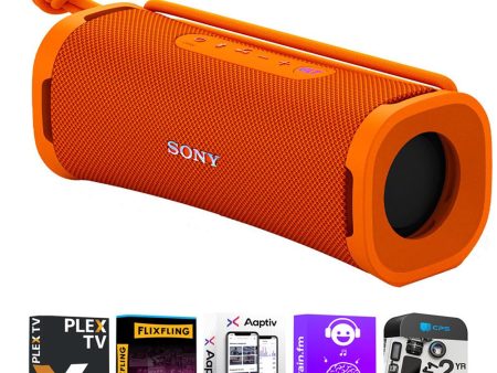 Sony EXTRA BASS Portable Bluetooth Speaker 2024 Orange + Audio & 2 Year Warranty Supply