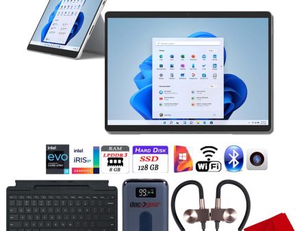 Microsoft Surface Pro 8 13  Intel i5-1135G7 8GB 128GB Laptop + Type Cover Keyboard Bundle For Cheap